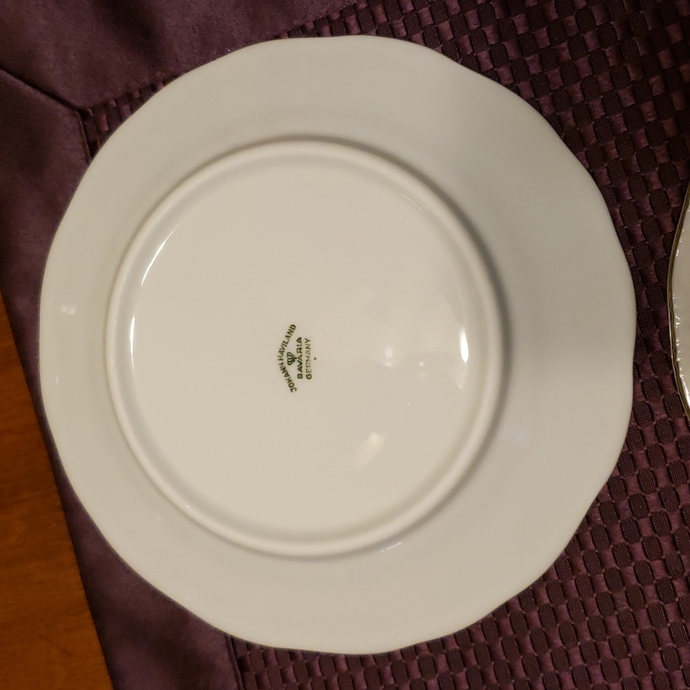 Johann Haviland Blue Garland Bread Plate (4pcs) - Picture 3 of 4